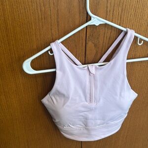 Lululemon Energy High-Neck Longline Bra zip